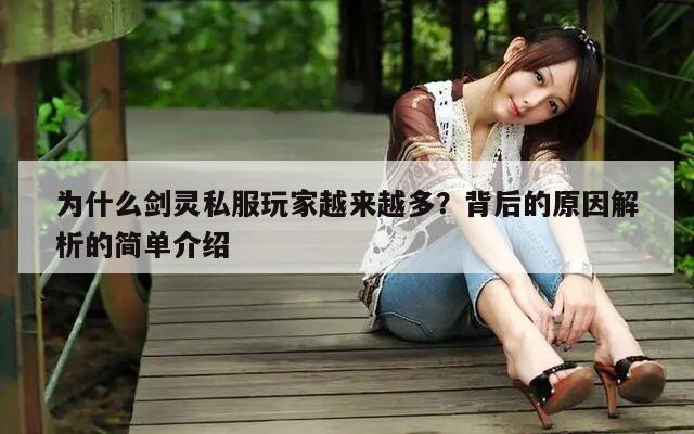 为什么剑灵私服玩家越来越多？背后的原因解析的简单介绍