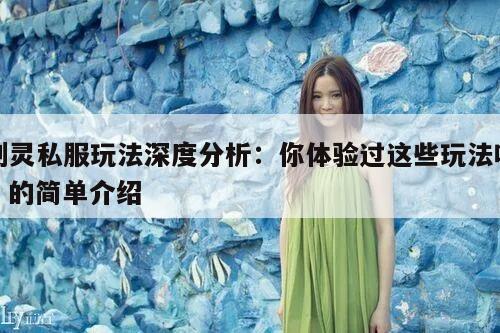 剑灵私服玩法深度分析：你体验过这些玩法吗？的简单介绍